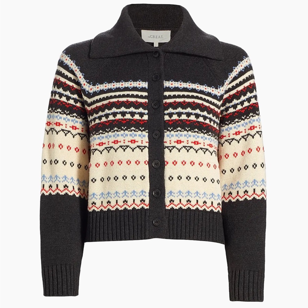 The Great Scholar Fairisle Cardigan Cardigan Size 3